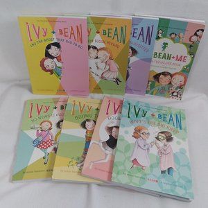 Ivy + Bean Book Series Books 2 through 8 With Fill In Blank Book Lot of 8